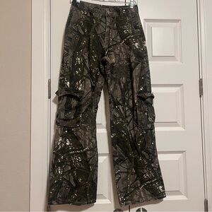 SHEIN Green Camouflage Cargo Pants